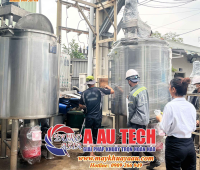 Bồn nhũ hóa motor nhũ dưới đáy bồn-Công nghệ nhũ tương mịn, không tách lớp, không tạo bọt