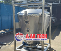 Bồn khuấy bột 1000 lít motor khuấy dưới đáy bồn-Giải pháp tối ưu cho ngành sản xuất