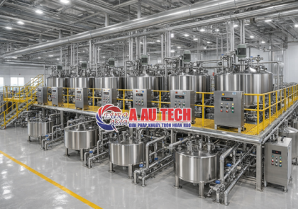 Bồn Khuấy Trộn Gia Vị – Giải Pháp Tối Ưu Cho Sản Xuất Nước Tương, Nước Mắm, Tương Ớt, Nước Lẩu