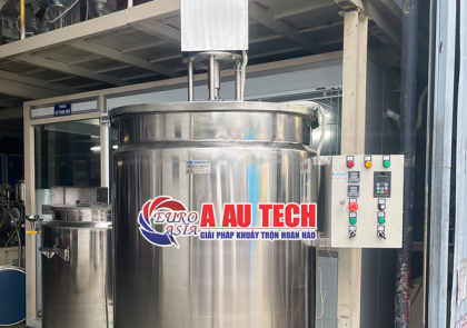 Bồn khuấy giải nhiệt thực phẩm 500 lít – Giải pháp kiểm soát nhiệt độ tối ưu trong sản xuất