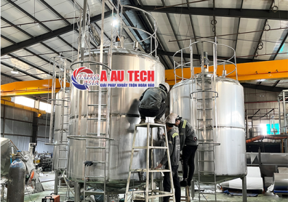 Bồn khuấy thực phẩm 8000 lít là gì? Cấu tạo, đặc điểm và lý do nên dùng inox