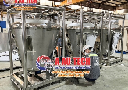 Bồn khuấy thực phẩm motor dưới đáy bồn – Giải pháp khuấy trộn tối ưu cho ngành thực phẩm