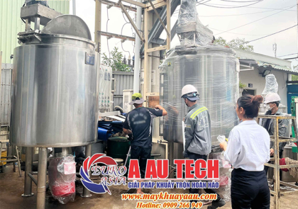 Bồn nhũ hóa motor nhũ dưới đáy bồn-Công nghệ nhũ tương mịn, không tách lớp, không tạo bọt