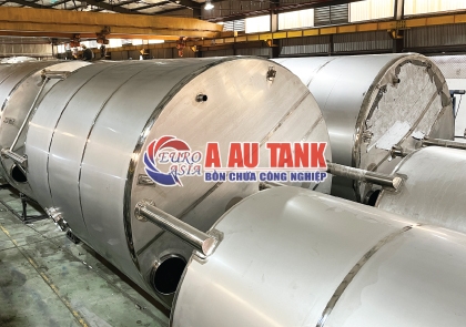 Thiết kế gia công bồn inox công nghiệp chất lượng tại Á Âu