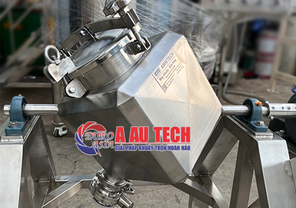 Máy trộn bột hình lập phương 10kg – Thiết bị lý tưởng cho phòng thí nghiệm và sản xuất quy mô nhỏ