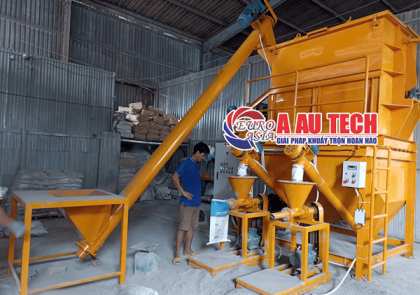 Máy trộn bột trét 2 tấn-Công suất lớn, tối ưu công suất và chất lượng sản phẩm