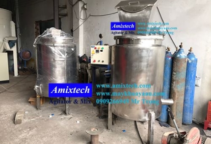 Bồn khuấy giải nhiệt 3 lớp 300 lít