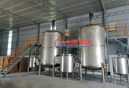 Tìm hiểu chi tiết về bồn khuấy chất tẩy rửa 11.000 lít – Giải pháp trộn công nghiệp quy mô lớn