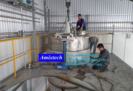 Bồn khuấy trộn công nghiệp