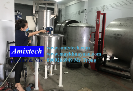 Bồn khuấy hóa chất khí nén tại tp hcm