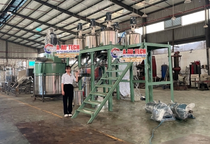 Hệ thống bồn khuấy công nghiệp men gạch