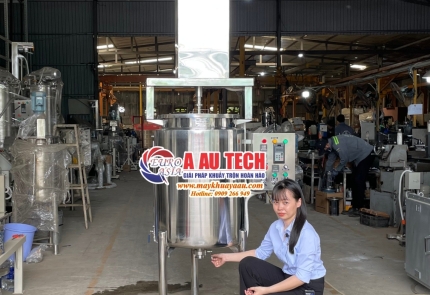 Bồn khuấy gia nhiệt trà sữa công nghiệp