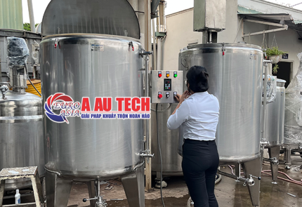 Bồn khuấy thực phẩm 500 lít giải pháp khuấy trộn thực phẩm an toàn và hiệu quả