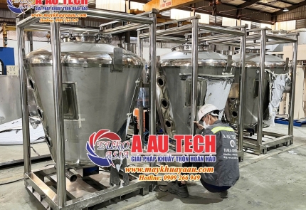 Bồn khuấy thực phẩm motor dưới đáy bồn – Giải pháp khuấy trộn tối ưu cho ngành thực phẩm