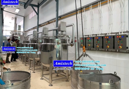 Bồn khuấy mỹ phẩm công nghiệp - Giải pháp tối ưu hóa sản xuất mỹ phẩm hiện đại