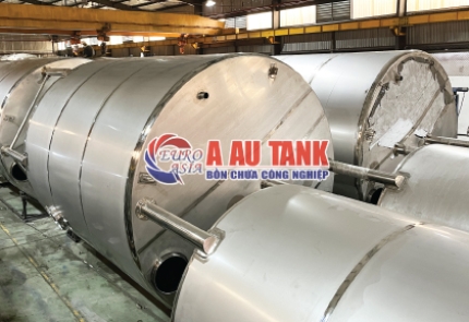 Thiết kế gia công bồn inox công nghiệp chất lượng tại Á Âu