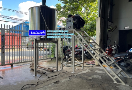 Bồn khuấy dầu gội 1000 lít