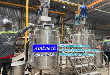 Bồn khuấy gia nhiệt thực phẩm Á Âu