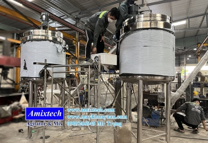 Bồn khuấy gia nhiệt thực phẩm- Amixtech