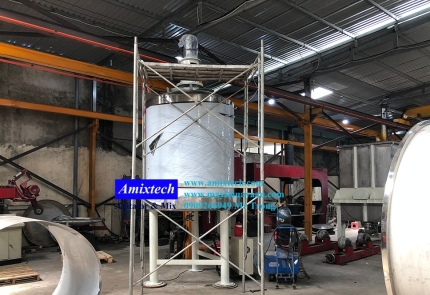 Bồn khuấy gia nhiệt 2000 lít