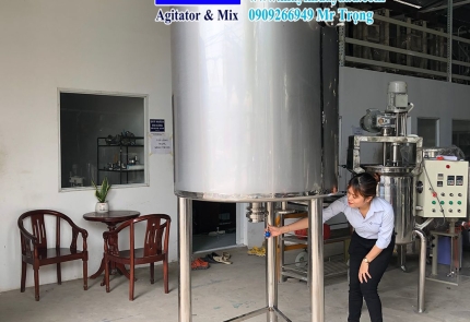  Bồn khuấy gia nhiệt thực phẩm 500 lít