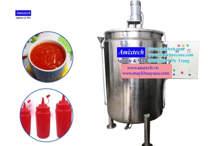 Bồn khuấy gia nhiệt tương ớt 500L
