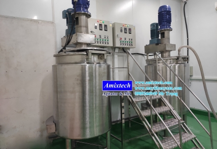 Bồn khuấy gia nhiệt mỹ phẩm, kem dưỡng