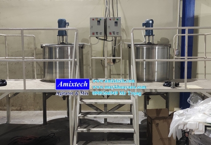 Máy sản xuất nồi nấu tương cà 1000 lít