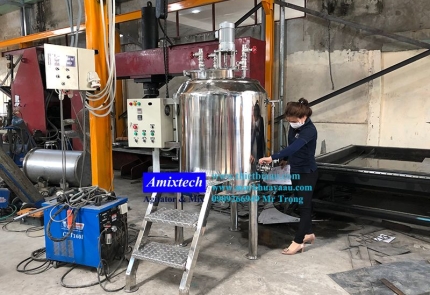 Bồn khuấy thực phẩm 3 lớp