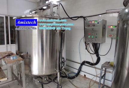 Bồn khuấy gia nhiệt nước lẩu 1000 lít 
