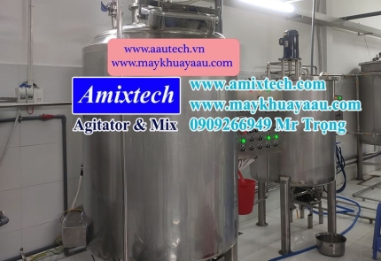 Bồn khuấy nhũ hóa thực phẩm 500 lít