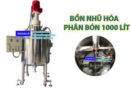 Bồn nhũ hóa phân bón 1000L