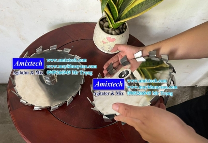  Gia công cánh khuấy hóa chất