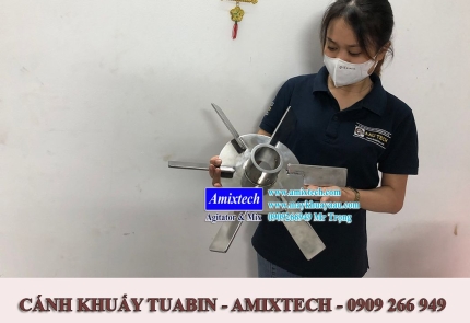 Gia công cánh khuấy tuabin, cánh khuấy hóa chất