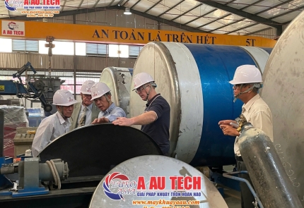 Gia công hệ thống silo chứa hóa chất 30 tấn