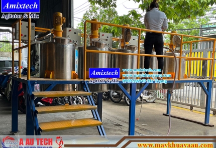 Bồn khuấy sơn 1000 lít tốc độ cao