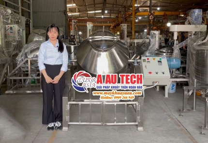 Máy sản xuất trộn bột thủy sản dạng lồng xoay