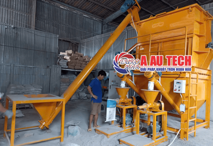 Máy trộn bột trét 2 tấn-Công suất lớn, tối ưu công suất và chất lượng sản phẩm