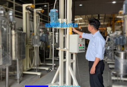 Máy khuấy nâng điện 200 lít