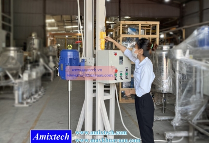 Máy khuấy sơn nâng hạ bằng điện 200 lít