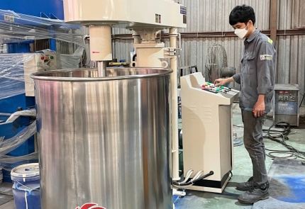 Máy khuấy sản xuất phân bón 1000 lít
