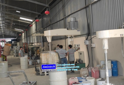 Máy khuấy sơn công nghiệp Á Âu - Đáp ứng mọi tiêu chuẩn khách hàng