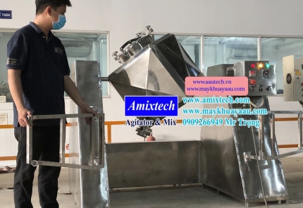 Máy trộn bột hình lập phương 100kg