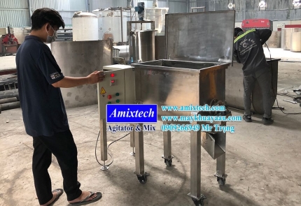 Máy trộn bột khô nằm ngang 50kg