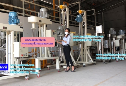 Máy nhũ hóa nâng hạ bằng điện 200 lít