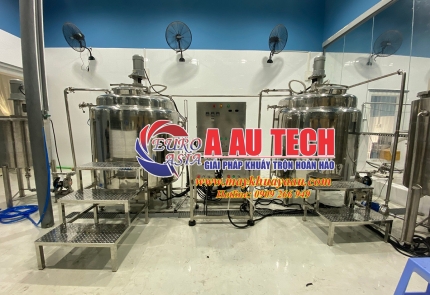 Nồi nấu thạch rau câu bằng điện có cánh khuấy