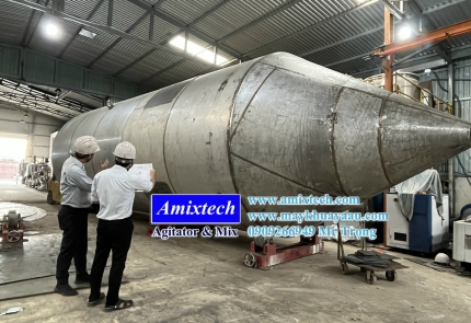 Gia công bồn inox công nghiệp inox 304, 316, 316L theo yêu cầu