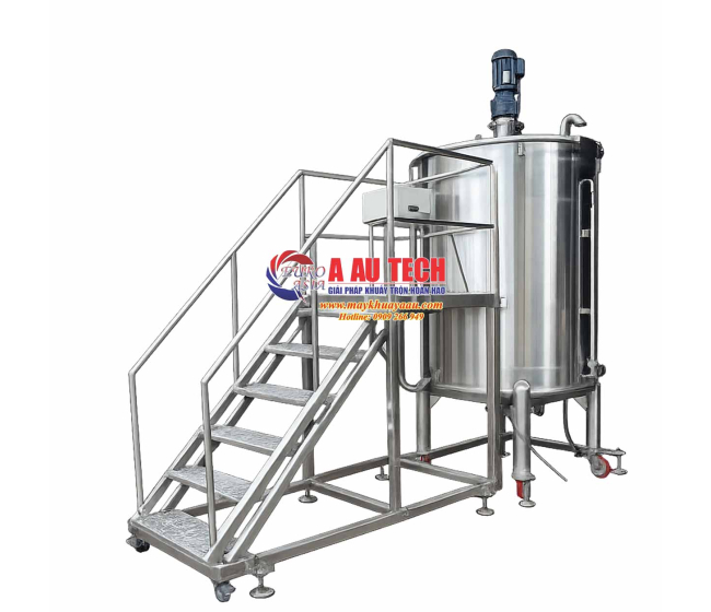 Bồn khuấy hóa chất sàn thao tác