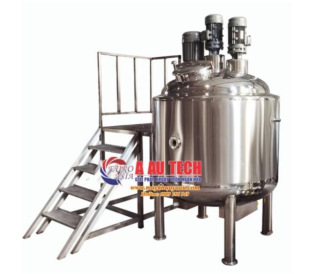 Bồn khuấy mỹ phẩm có sàn thao tác