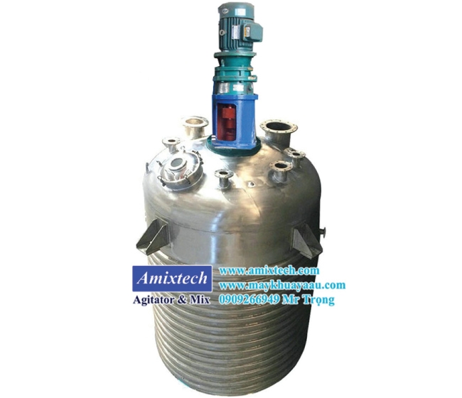 Bồn khuấy gia nhiệt hơi cuộn coil